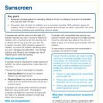 Sunscreens 